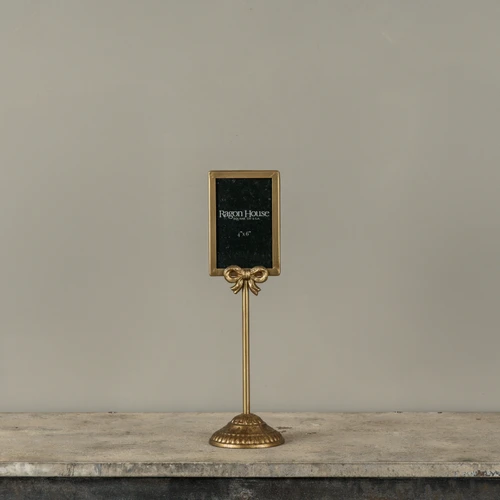 4" X 6" GOLD FRAME TABLETOP STAND