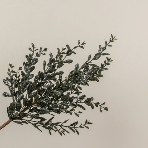 28" GLITTERED RUSCUS SPRAY