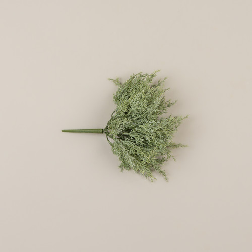 12" GLITTERED JUNIPER BUSH