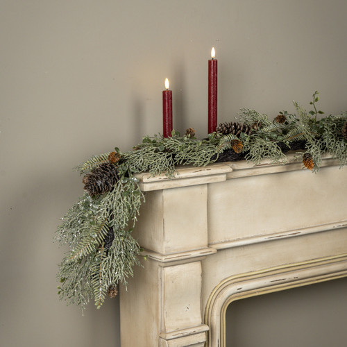 6' CEDAR & MIXED PINE GARLAND