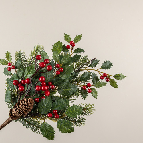 20" HOLLY, PINE & BERRY PICK