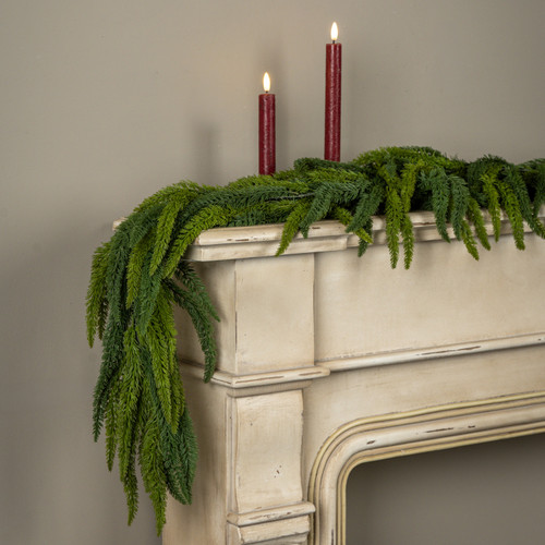6' JAPANESE CEDAR & PINE GARLAND