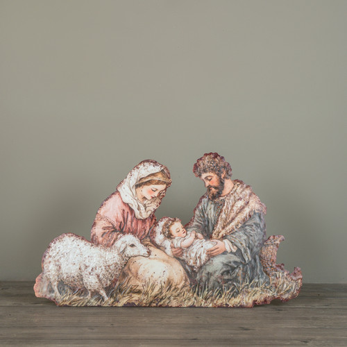 45" NATIVITY METAL  DUMMY BOARD