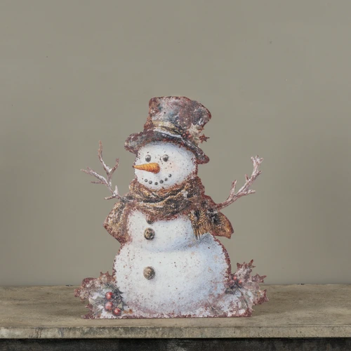 15.5" HOLLY SNOWMAN METAL DUMMY BOARD