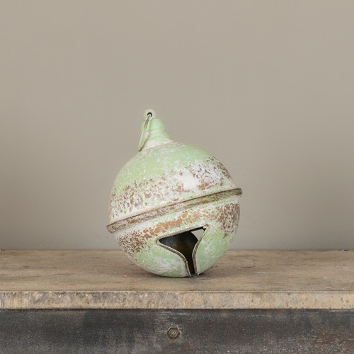 10" TEAL & GOLD SLEIGH BELL