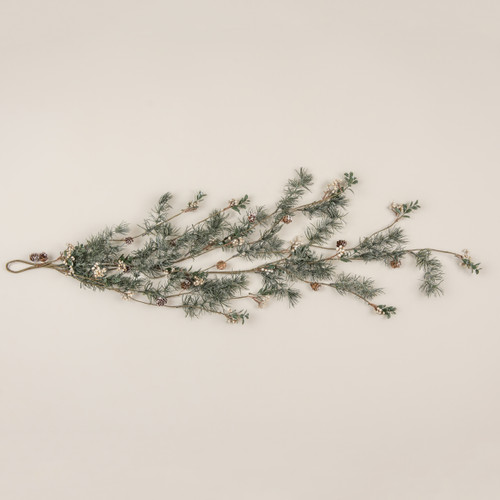 47.25' PINE W/ CREAM BERRIES HANGING BUSH