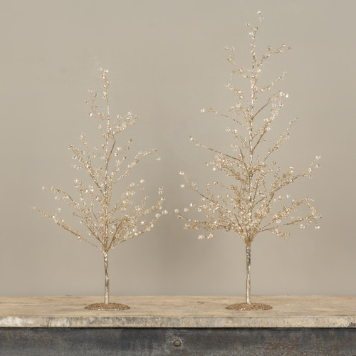 23" GOLD CRYSTAL TREE