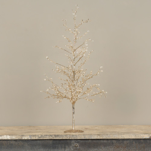 23" GOLD CRYSTAL TREE