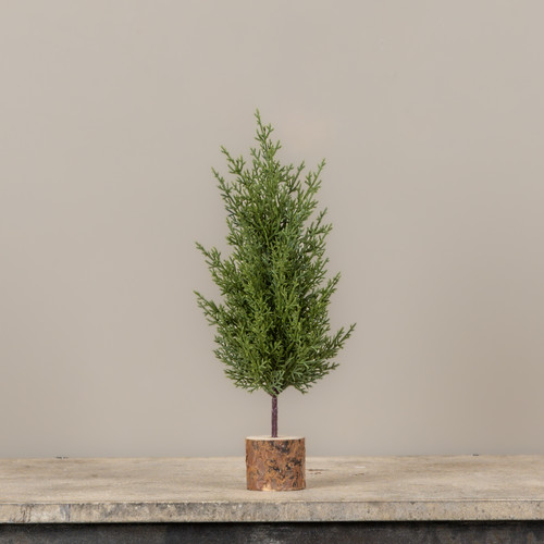 15.75" SPRINGDALE PINE TREE W/ WOOD BASE