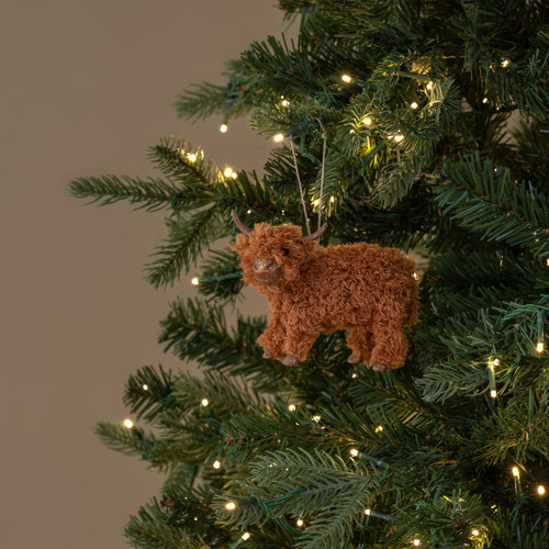STANDING HIGHLAND COW ORNAMENT