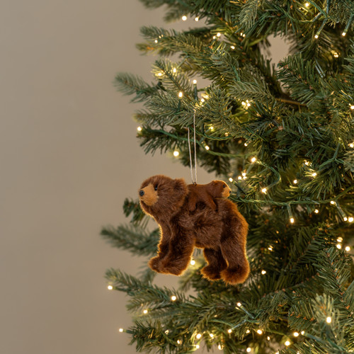 STANDING MAMA & BEAR CUB ORNAMENT