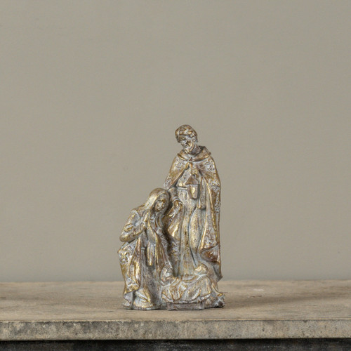 8" GOLD HOLY FAMILY