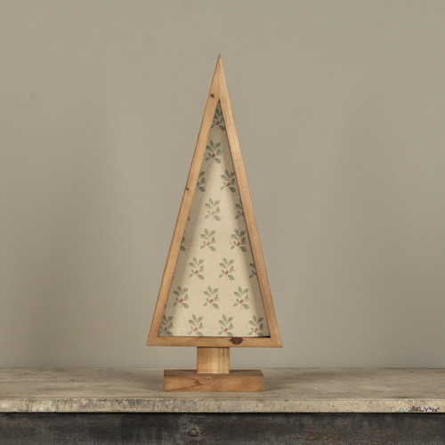 20" FRAMED HOLLY WALLPAPER TREE