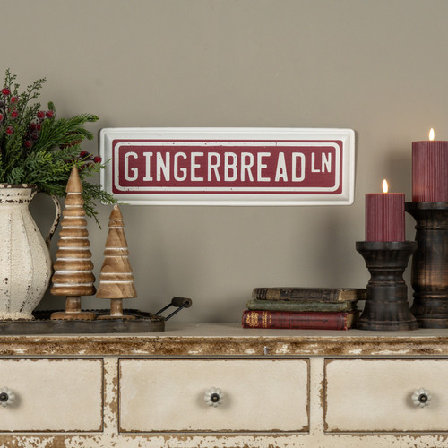 20" GINGERBREAD LANE SIGN