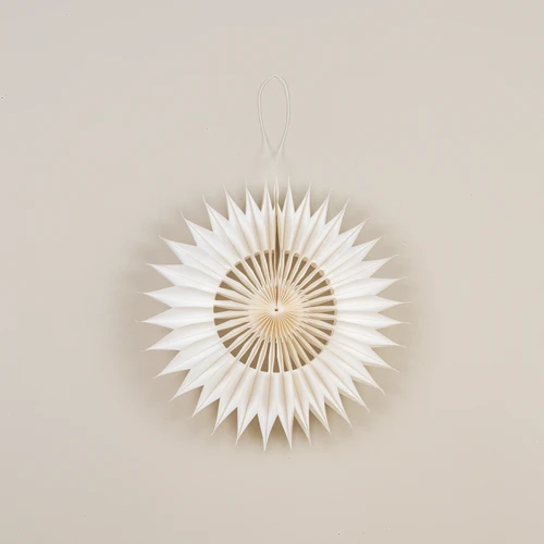 12" WHITE PAPER SNOWFLAKE