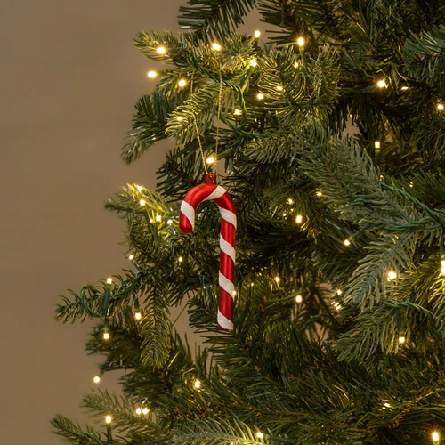 4.25" RED CANDY CANE ORNAMENT