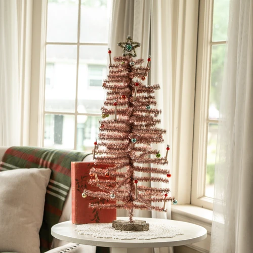 25" PINK FESTIVE TREE