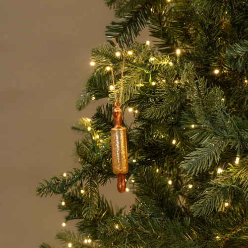CRACKLE ROLLING PIN ORNAMENT
