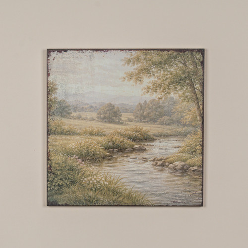 18" BABBLING BROOK PRINT