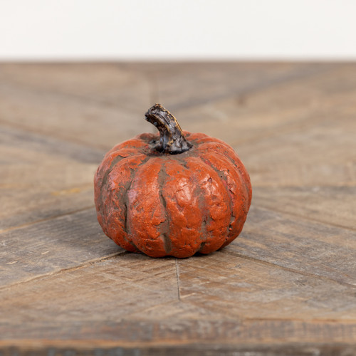 2.75" ORANGE SHORT PUMPKIN