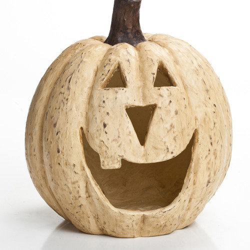 11" WHITE BIG MOUTH PUMPKIN