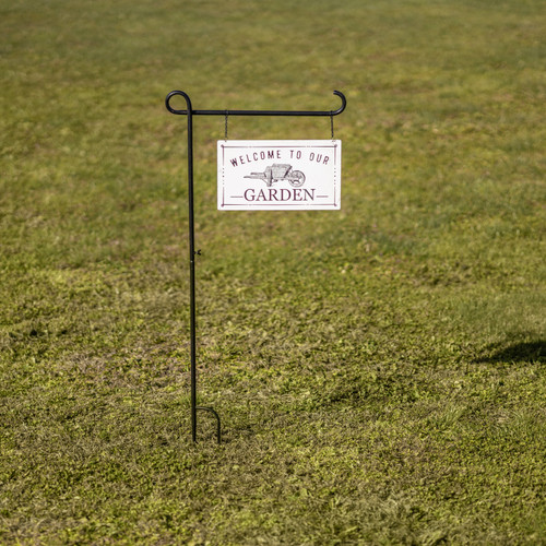 WELCOME TO OUR GARDEN STAKE