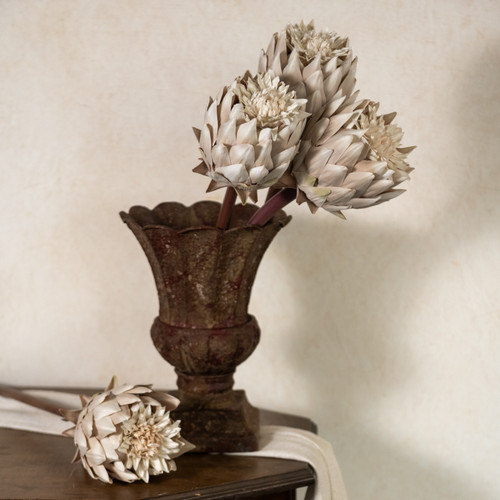 22" BEIGE LARGE ARTICHOKE SPRAY