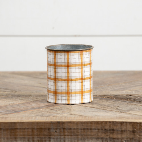 ORANGE PLAID BUCKET