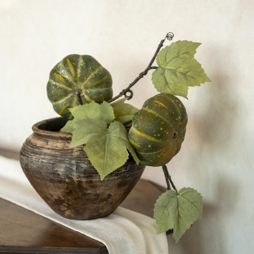 14" GREEN PUMPKIN VINE