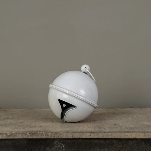 6.75" WHITE SLEIGH BELL