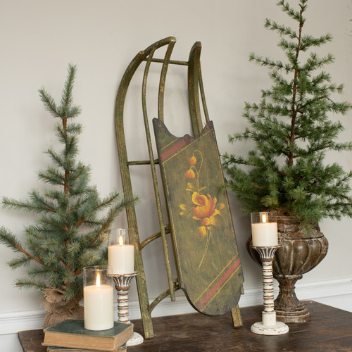 GREEN VINTAGE SLED