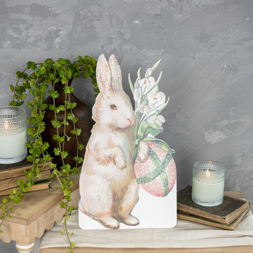 18" BUNNY W/ BOUQUET DUMMY BOARD