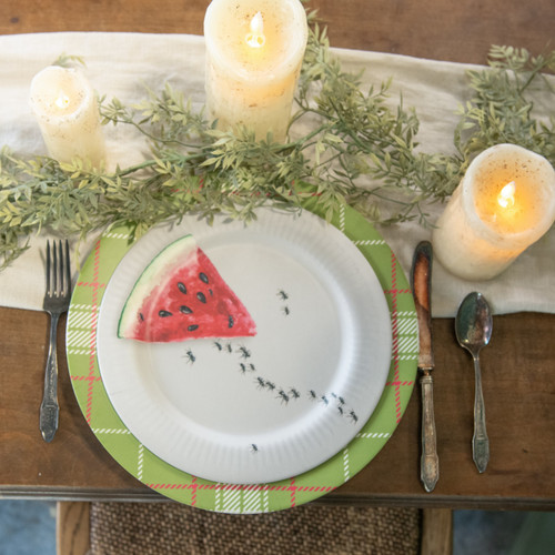 WATERMELON W/ ANTS PLATE