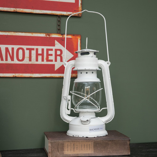 WHITE CAMPSITE LANTERN