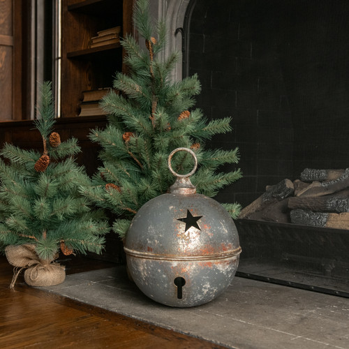 12" GREY STAR SLEIGH BELL