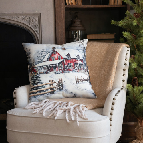 HOLIDAY HOUSE PILLOW