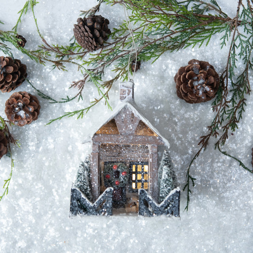 TIMBER FRAME CABIN ORNAMENT