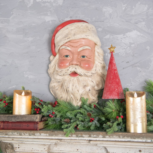 VINTAGE SANTA FACE ORNAMENT - Ragon House