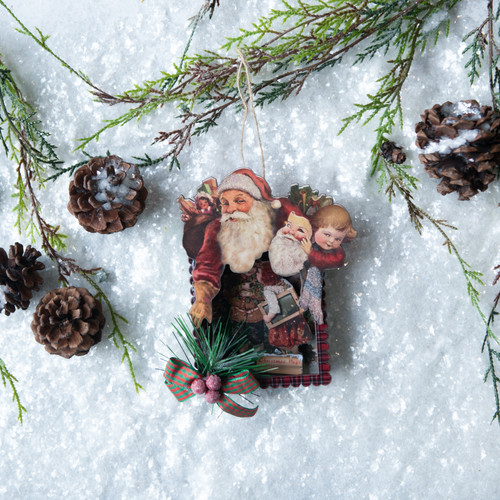 SANTA MASK ORNAMENT