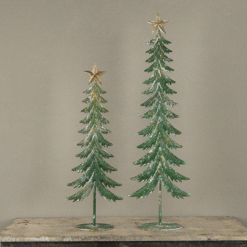 26.5" GREEN METAL TREE