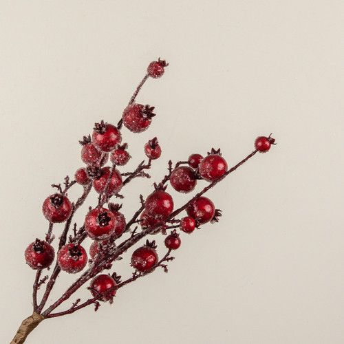 15" FROSTED RED BERRIES PICK