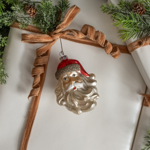 VINTAGE SANTA FACE ORNAMENT - Ragon House