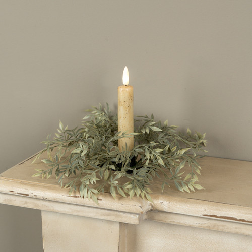 8" MINI FICUS TAPER CANDLE RING