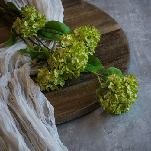 44" GREEN HYDRANGEA SPRAY