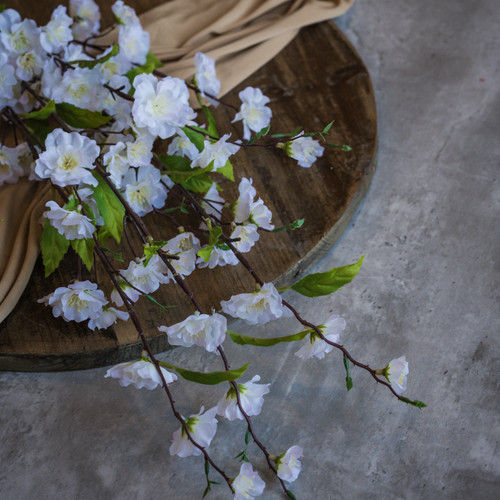 36" WHITE CHERRY BLOSSOM BUSH
