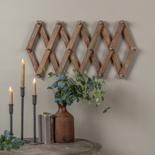 WOOD ACCORDION WALL HOOKS