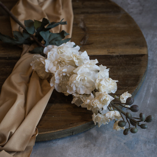 31.5" CREAM LARKSPUR STEM