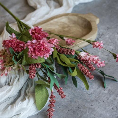 20.25" PINK MIXED SPRING SPRAY