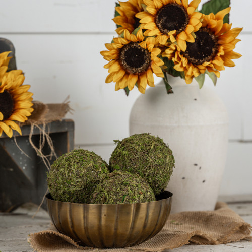 SET/3 MOSS BALLS BOWL FILLER