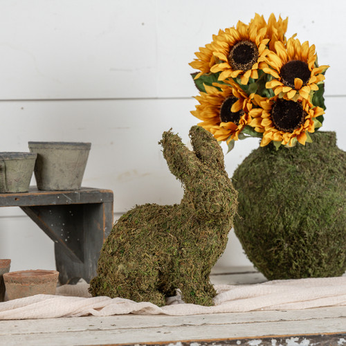11.5" MOSS BUNNY
